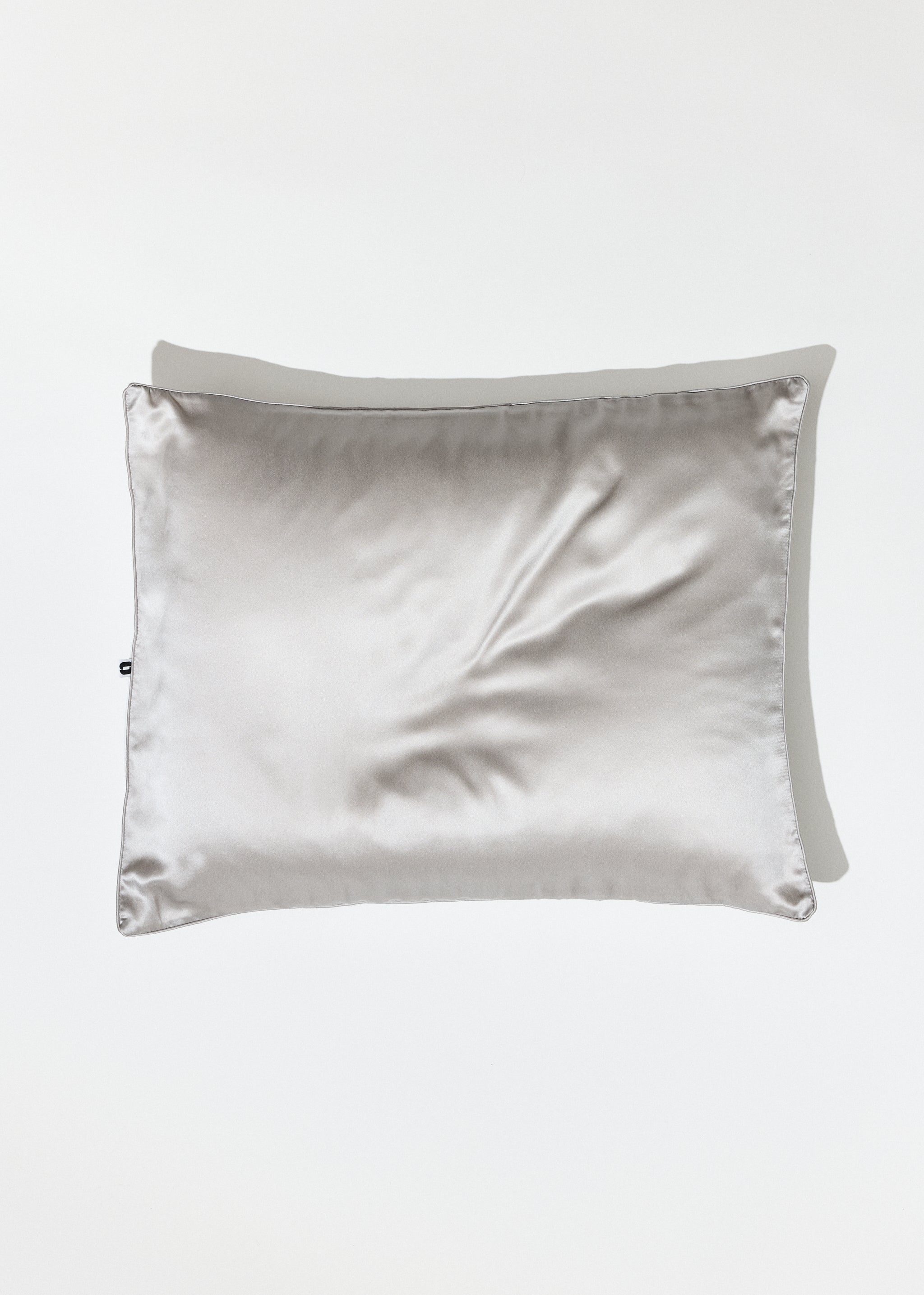 Silk/Cotton Pillowcase - Light Gray